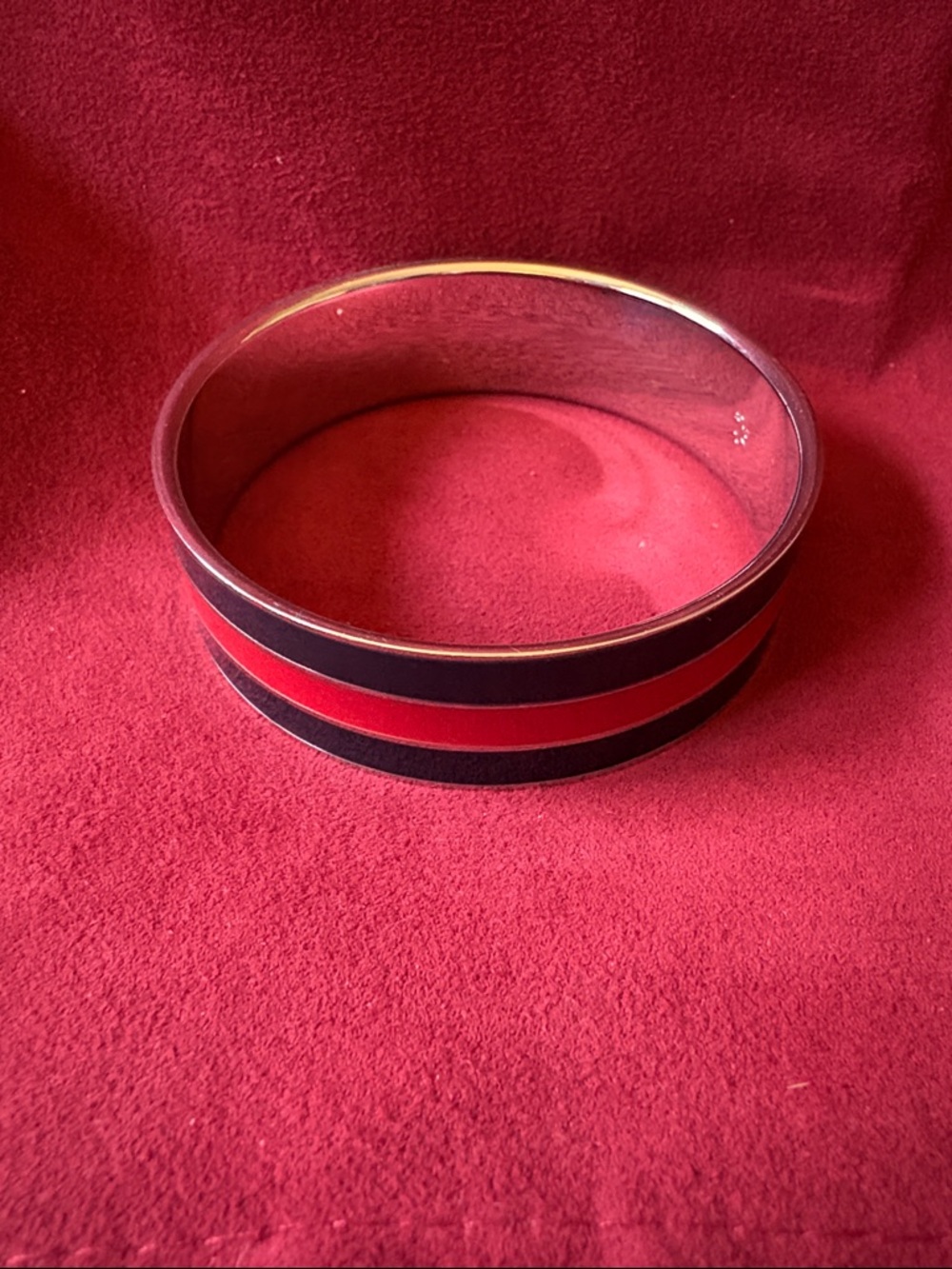 Ralph Lauren red and blue bangle bracelet
